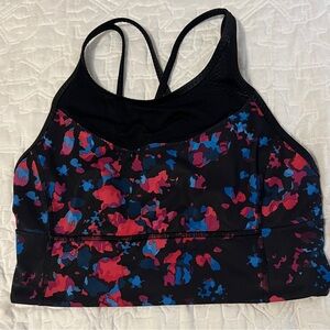 Lululemon Energy High-Neck Longline Bra. Multicolor. Size 8